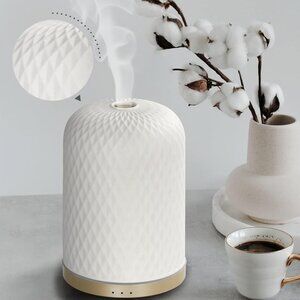 🆕Ceramic Essential Oil Diffuser USB Powered Aromatherapy  For Large Rooms New